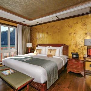 Mystische Lan Ha Bucht Kreuzfahrt mit «Ylang» ab Hanoi: ylang-regency-suite-front-royal-bamboo