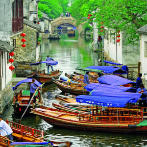 Charmantes cités-jardins et villes d'eau de Shanghai: Zhouzhuang: Canal