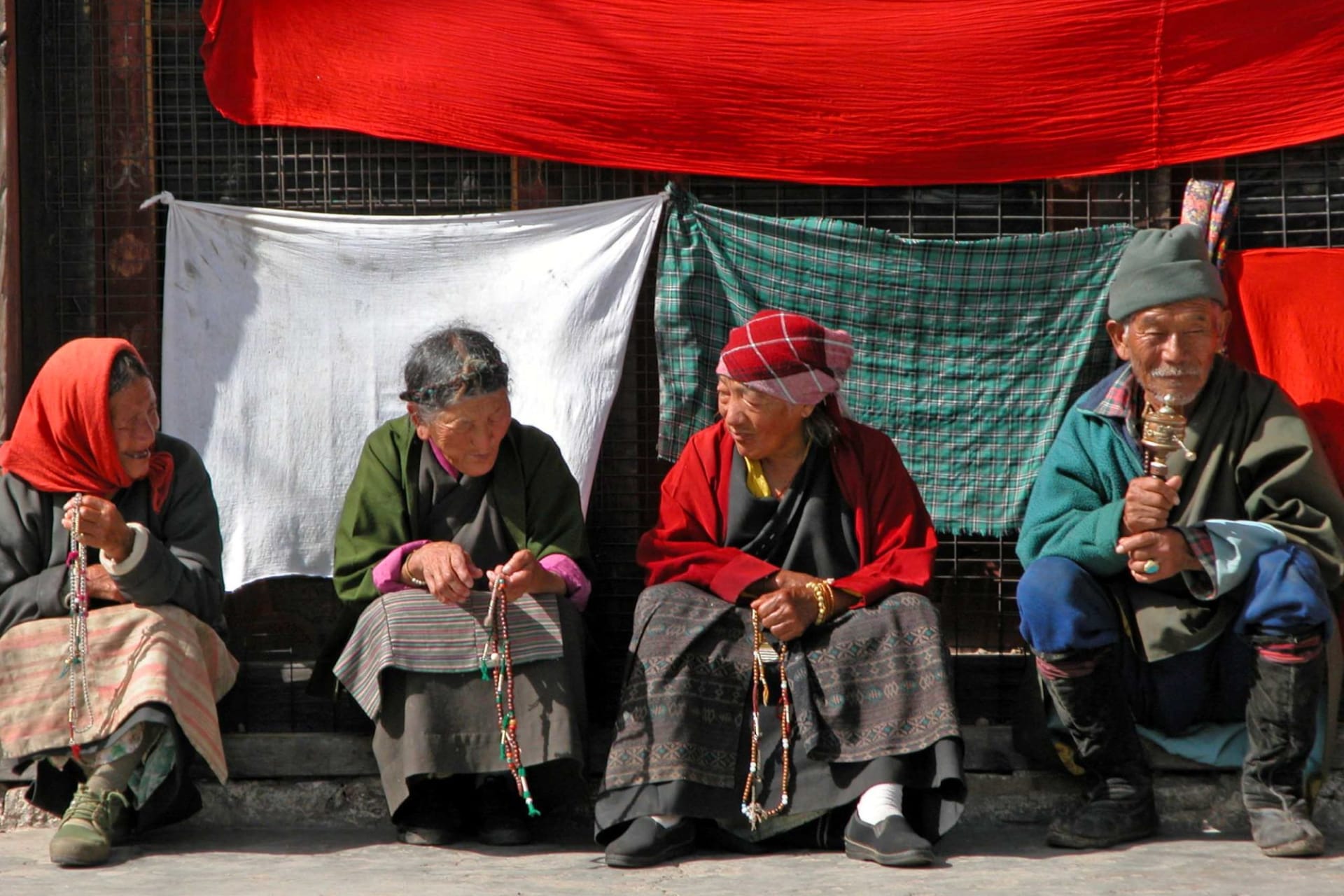 Bhutan old people