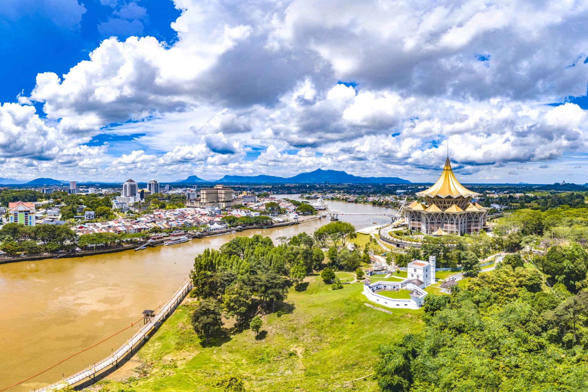 Kuching Aerial View