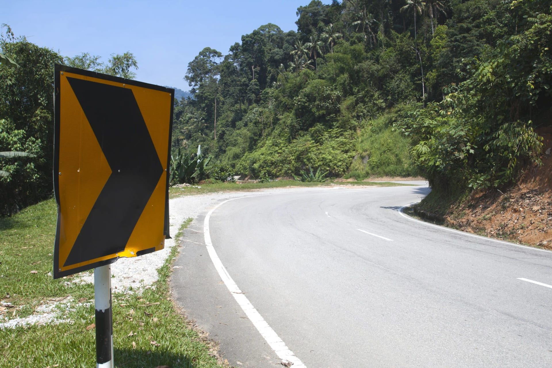 Malaysia Cameron Highlands Road Sign