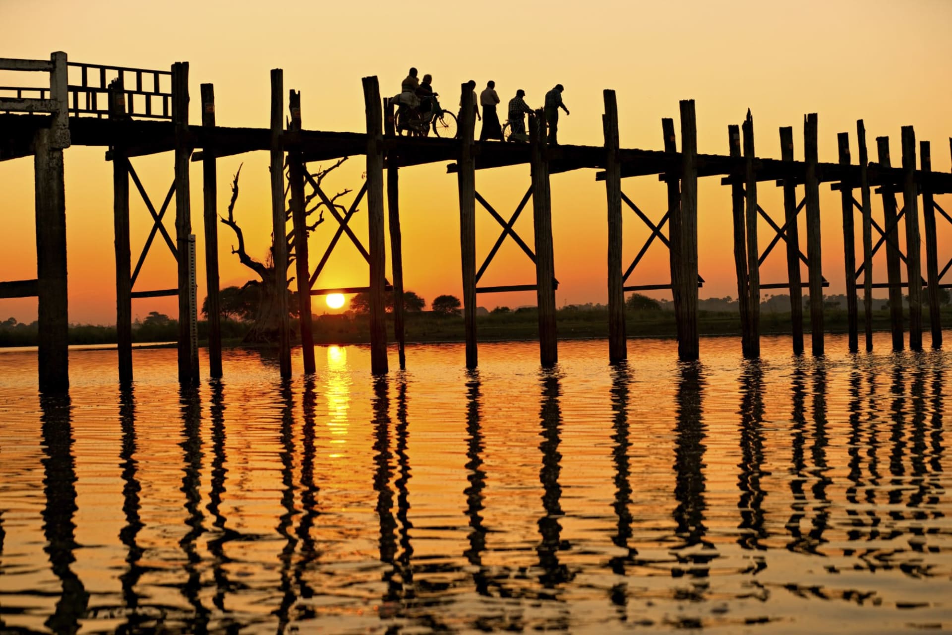 Mandalay Amarapura U-Bein Bridge
