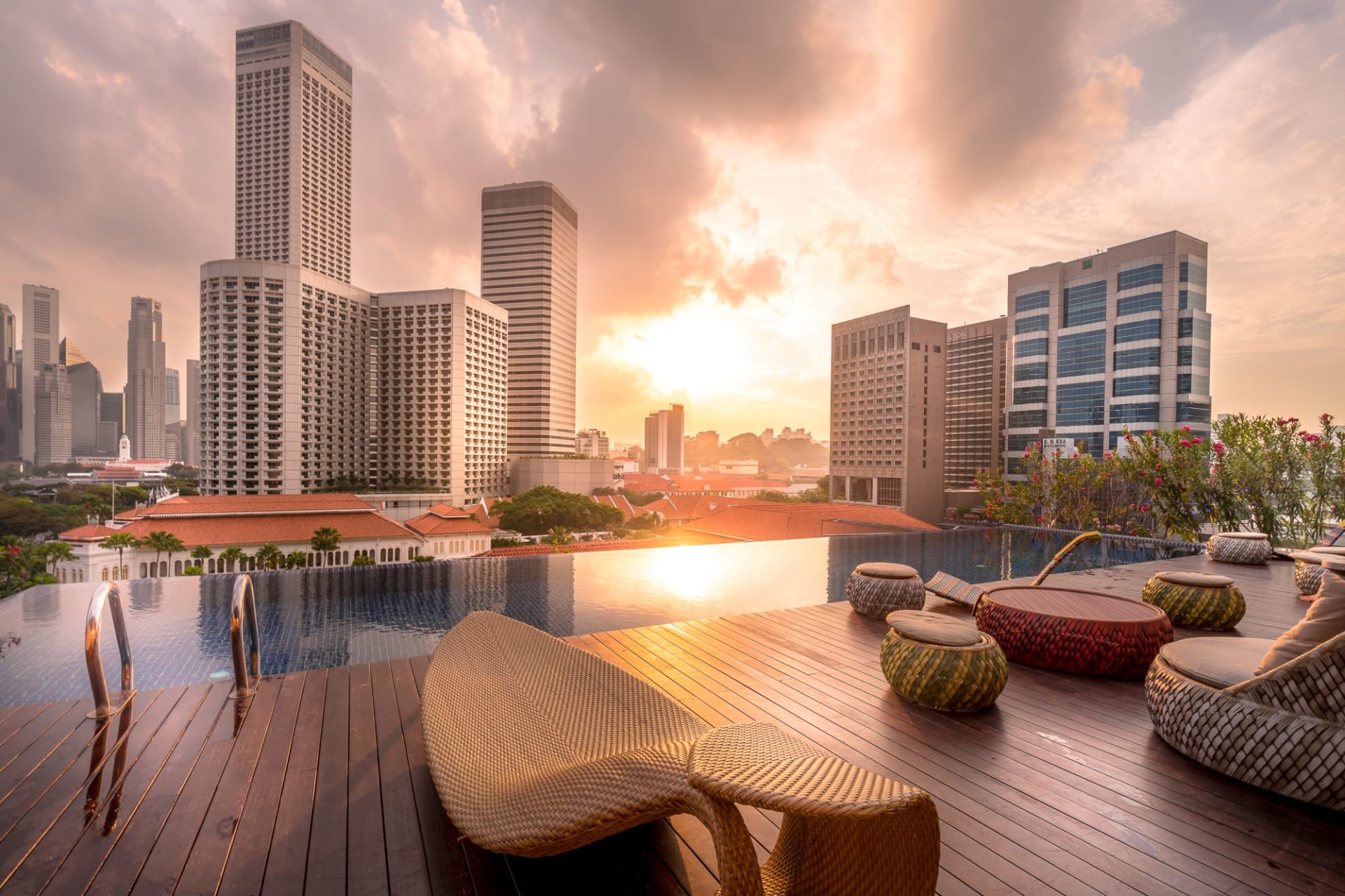 pool: Infinity Pool Sunset