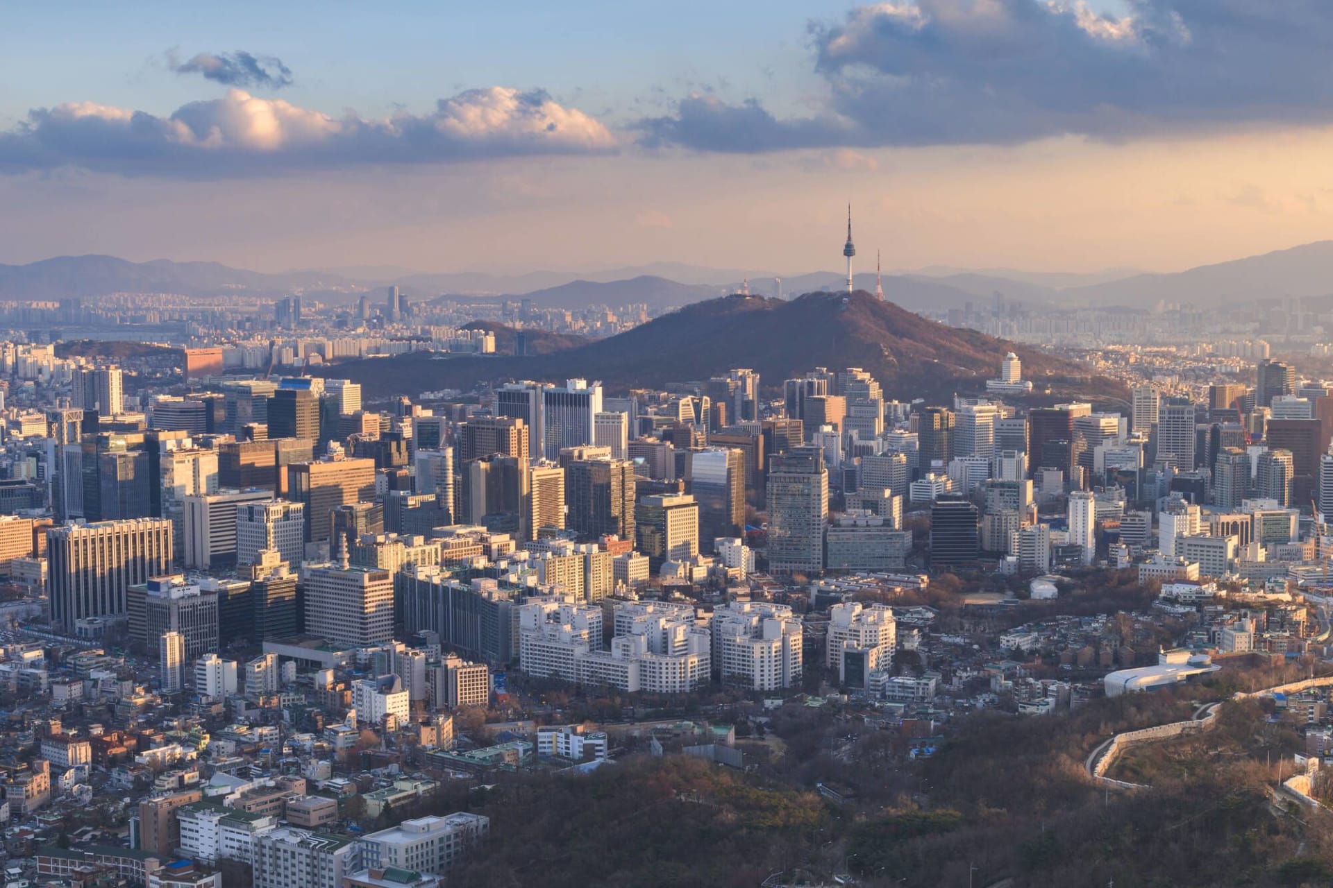 Seoul City Skyline