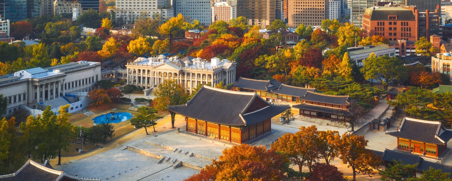 Koreas bewegte Vergangenheit in Seoul: Deoksugung royal palace and Seoul City Hall