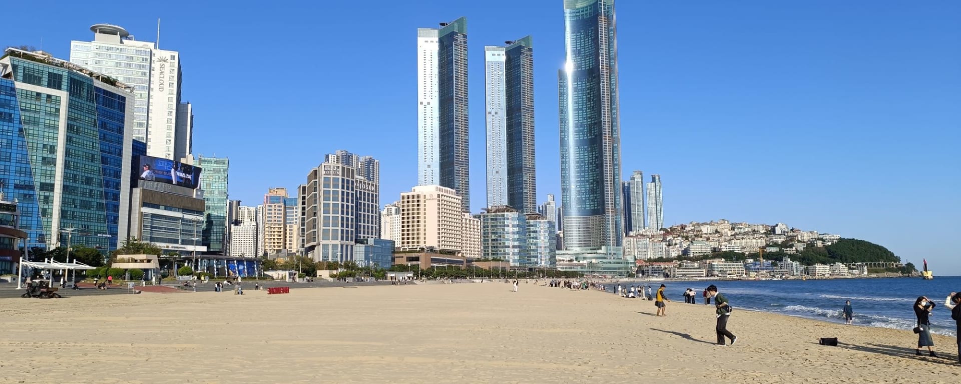 Stadtrundfahrt Busan privat: Haeundae beach