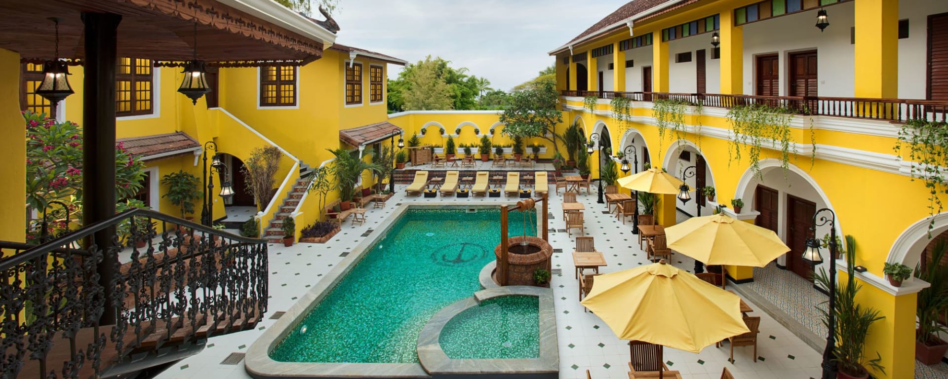 Forte Kochi:  Courtyard Pool