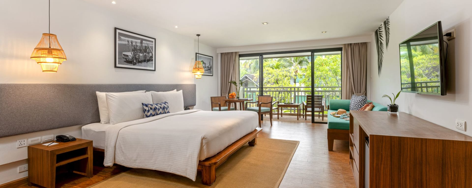 OUTRIGGER Khao Lak Beach Resort:  Premier Garden Balcony