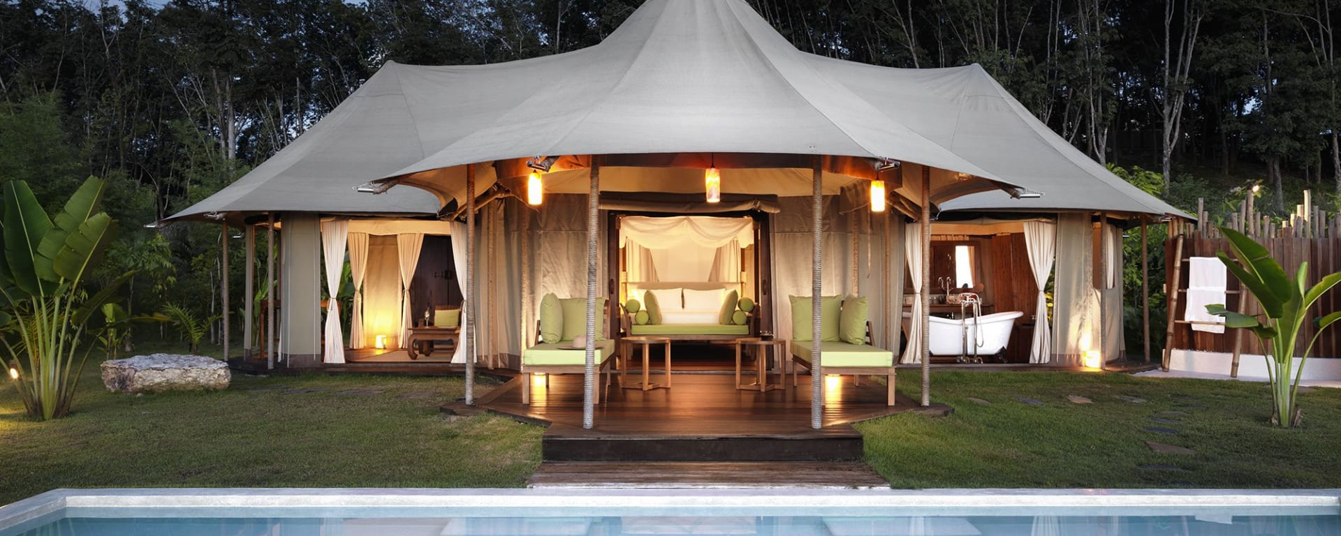 9 Hornbills Tented Camp in Ko Yao: Tented Pool Villa