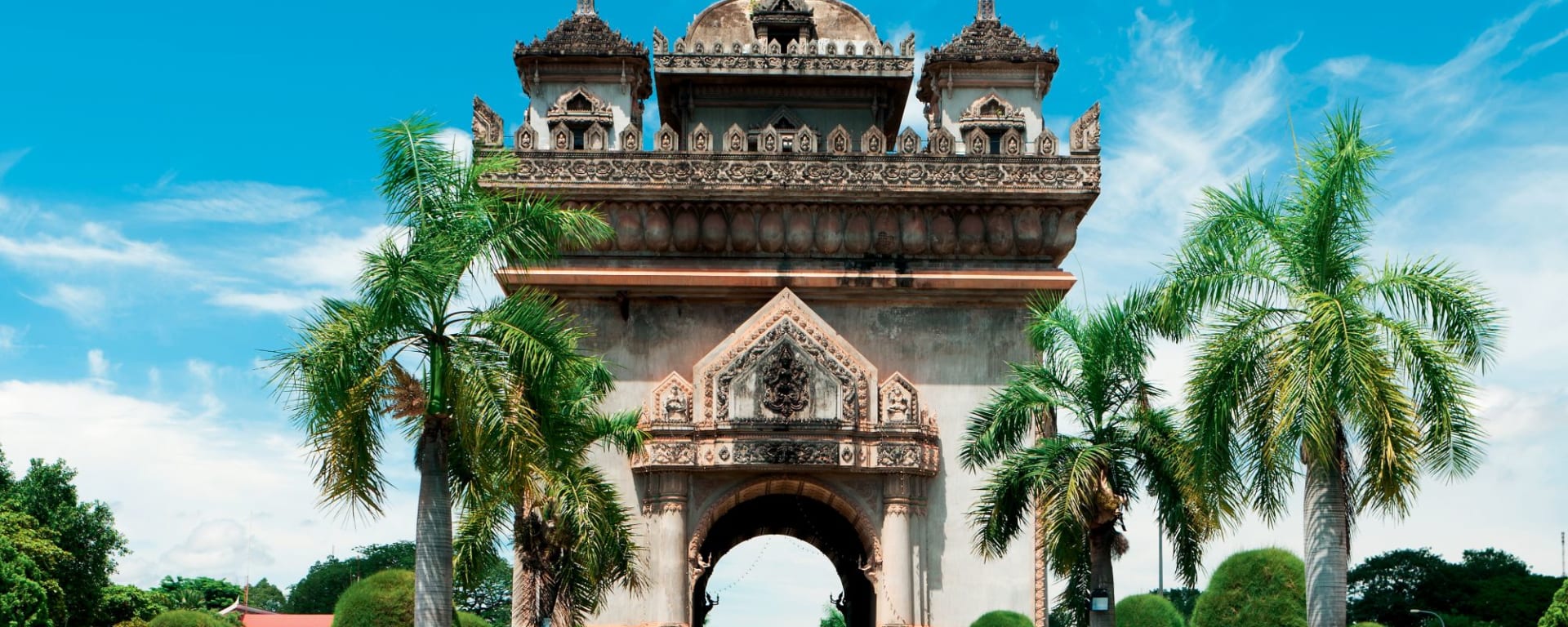 Explorer Vientiane en tuk tuk: Vientiane: Patuxai