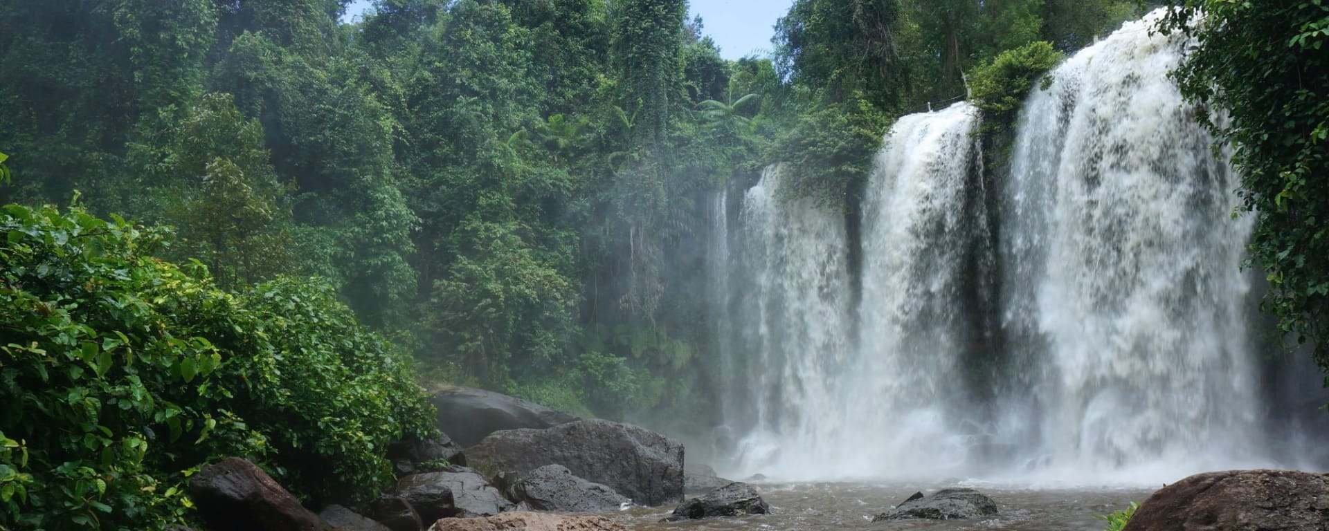 Wanderung am heiligen Phnom Kulen in Siem Reap: Phnom Kulen waterfall