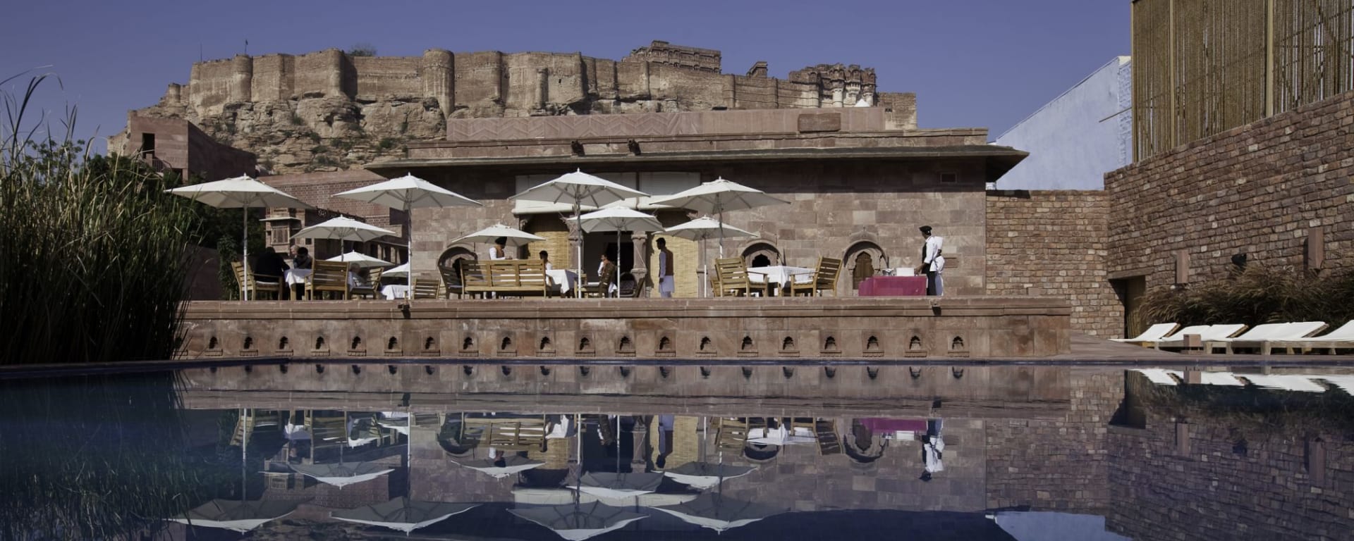 RAAS in Jodhpur: Baradari Restaurant View