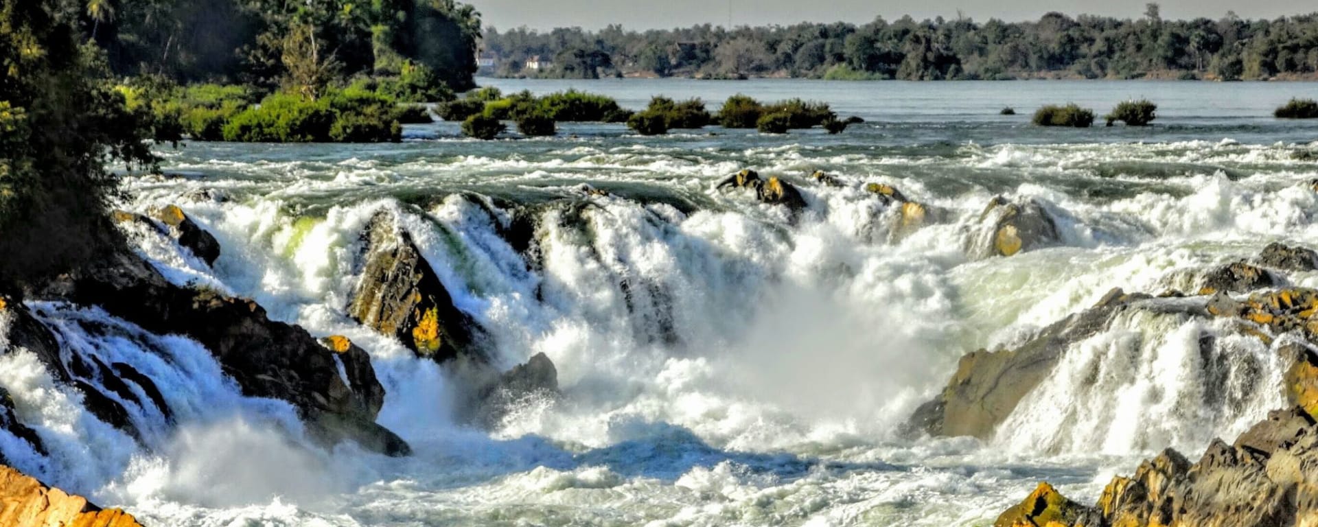 Le sud ravissant du Laos de Pakse: Champasak: Khone Phapheng Falls
