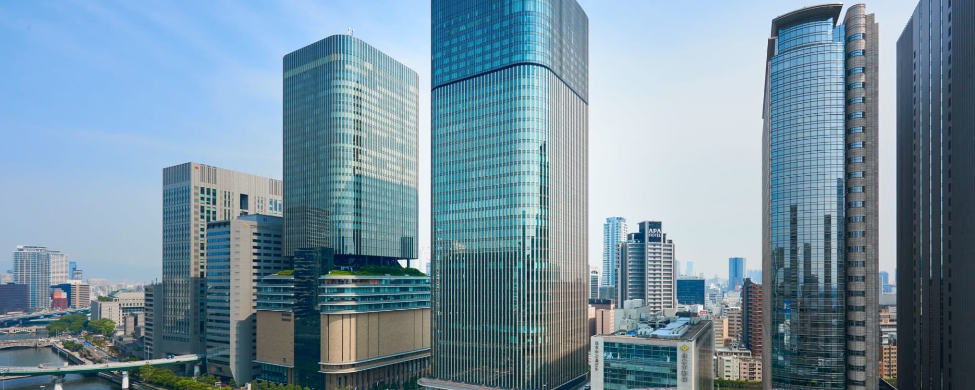 Conrad Osaka:  View from outside