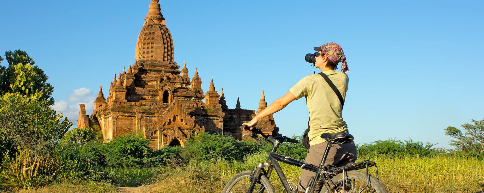 Découverte active du Myanmar de Yangon: Bagan: touring with bycycle