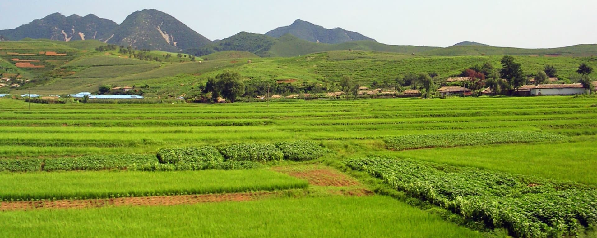 Wissenswertes zu Nordkorea Reisen: Countryside between Pyongyang and Kaesong