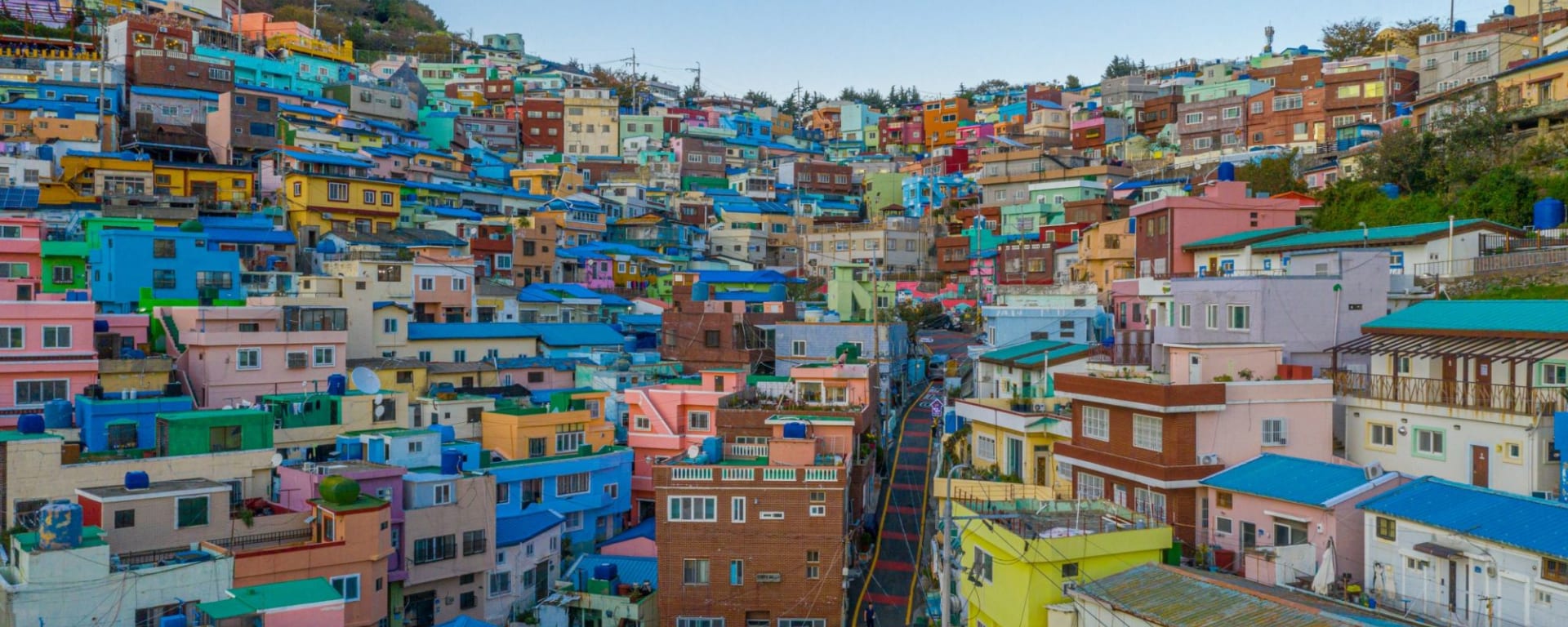 Busan créative: Aerial view of Gamcheon cultural village