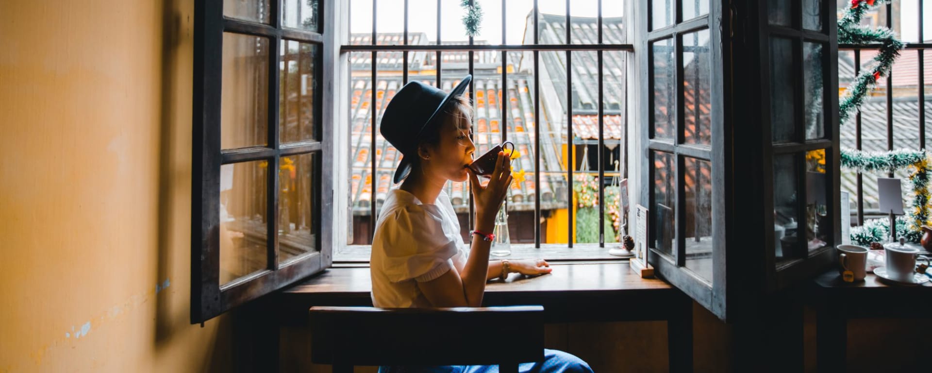 Zentralvietnam genussvoll erleben ab Hue: Vietnam Coffee break in the Cafe