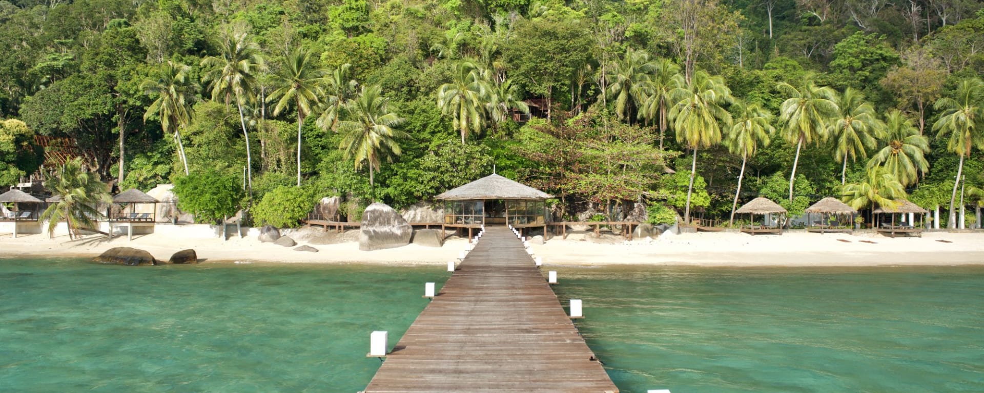 Japamala Resort in Tioman:  pier