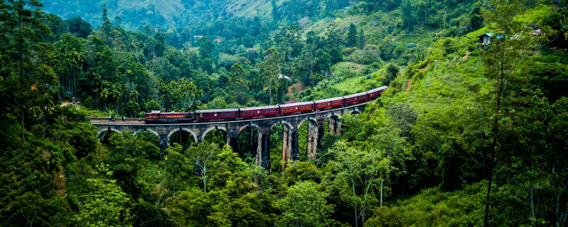 Découverte active du Sri Lanka de Colombo: Ella Sri Lanka Nine Arches Bridge Train