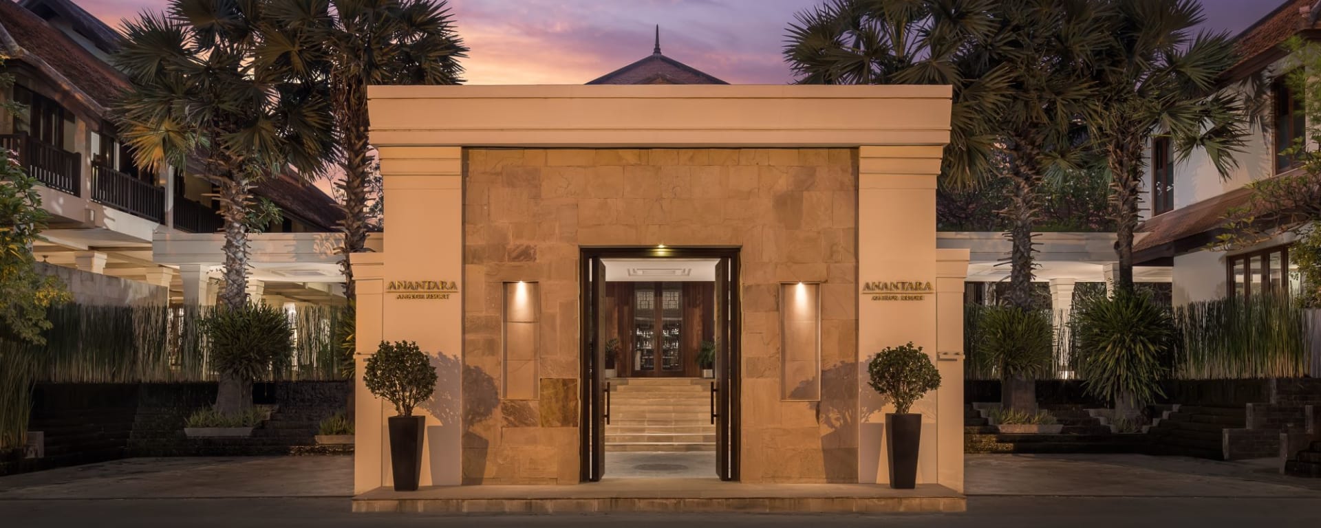 Anantara Angkor Resort in Siem Reap: Resort Entrance