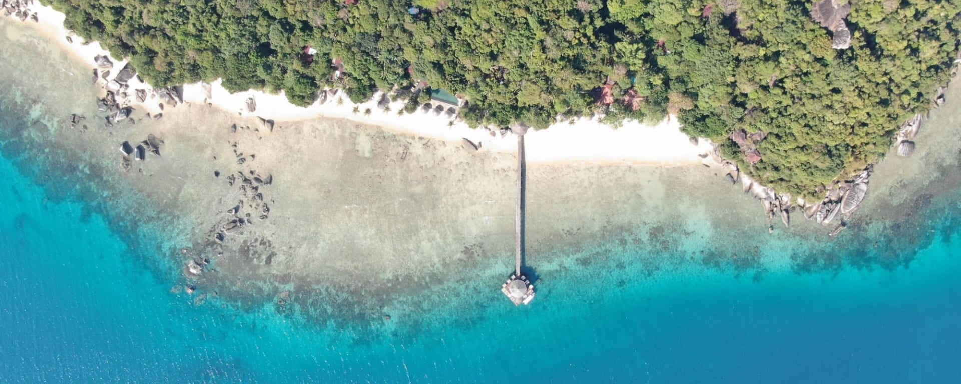 Japamala Resort in Tioman:  beach: JapaMala