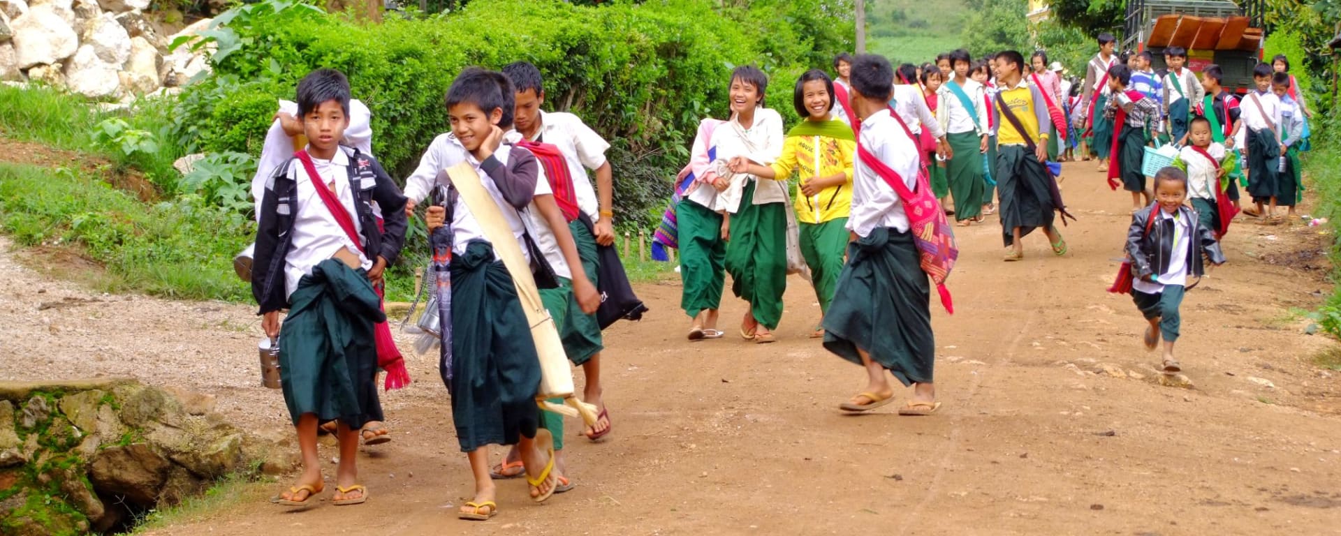 Randonnées dans le pittoresque Etat Shan (4 jours) de Lac Inle: Schools out