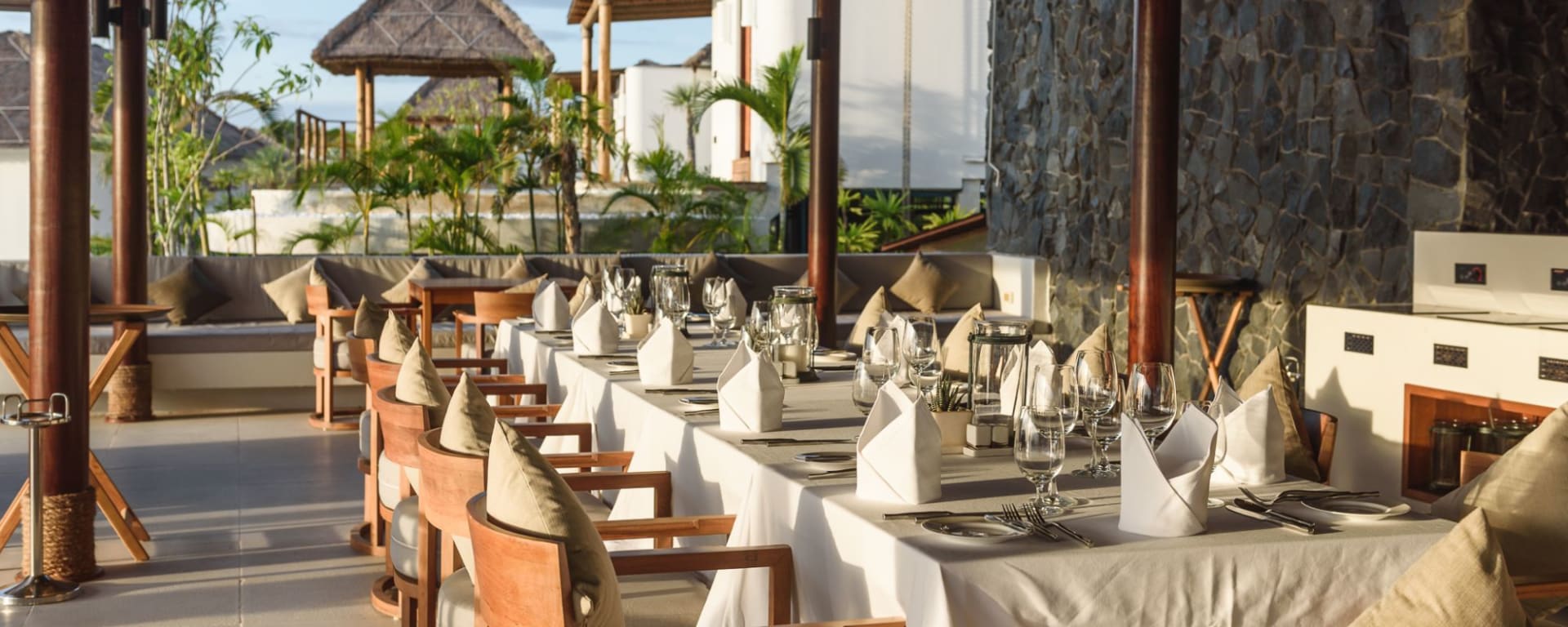 The Royal Sands Koh Rong:  Ocean Restaurant Dinner