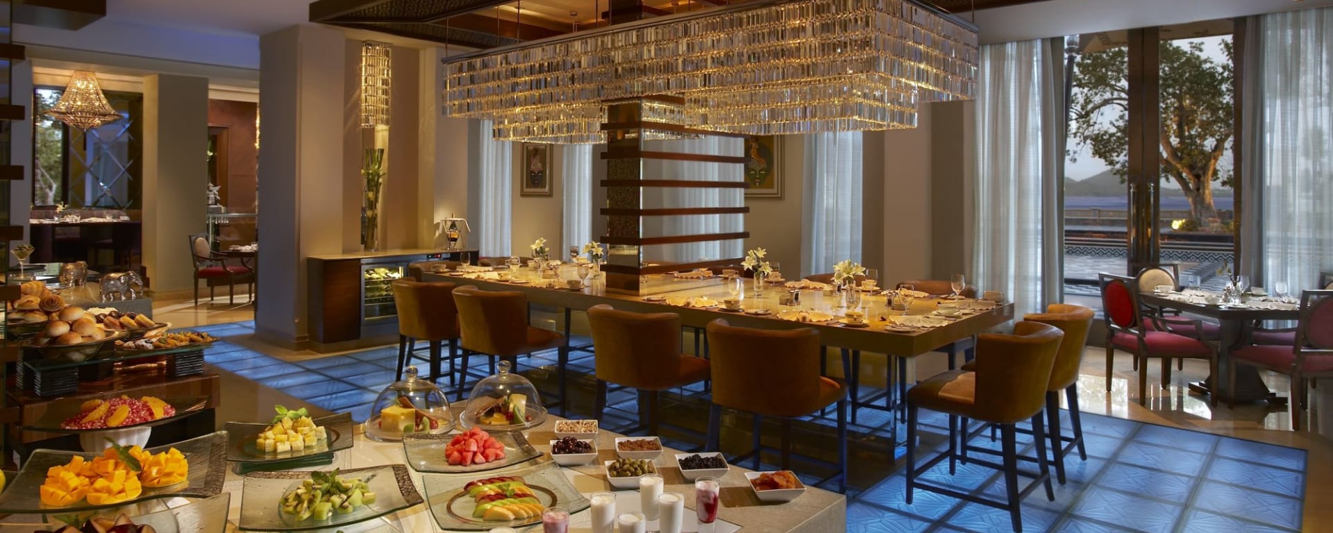 The Leela Palace à Udaipur:  Dining room