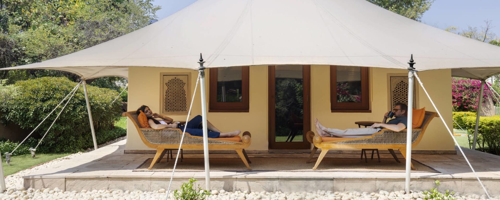 The Oberoi Vanyavilas Wildlife Resort in Ranthambore:  Luxury Tent