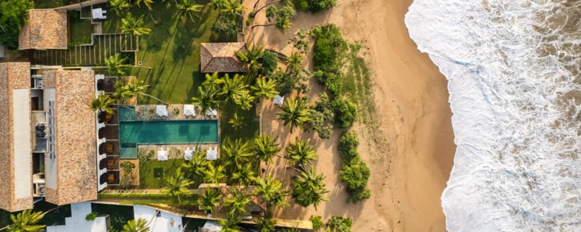 Kayaam House in Tangalle: aerial view