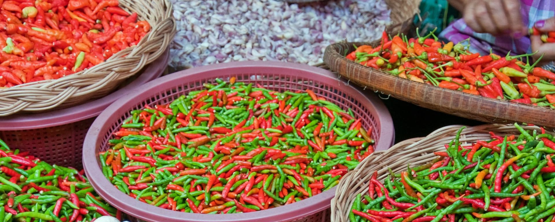 Bangkok à l'écart de l'agitation: Market Stall