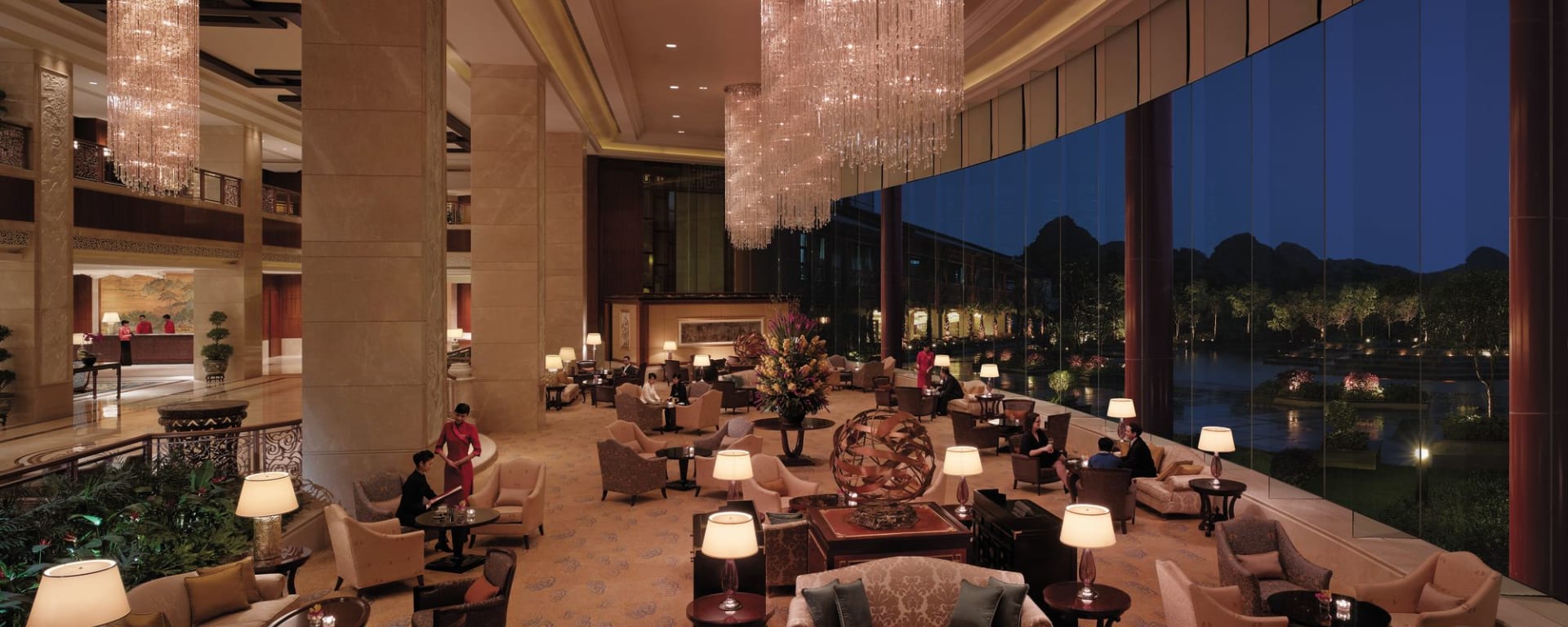 Shangri-La à Guilin: Lobby Lounge