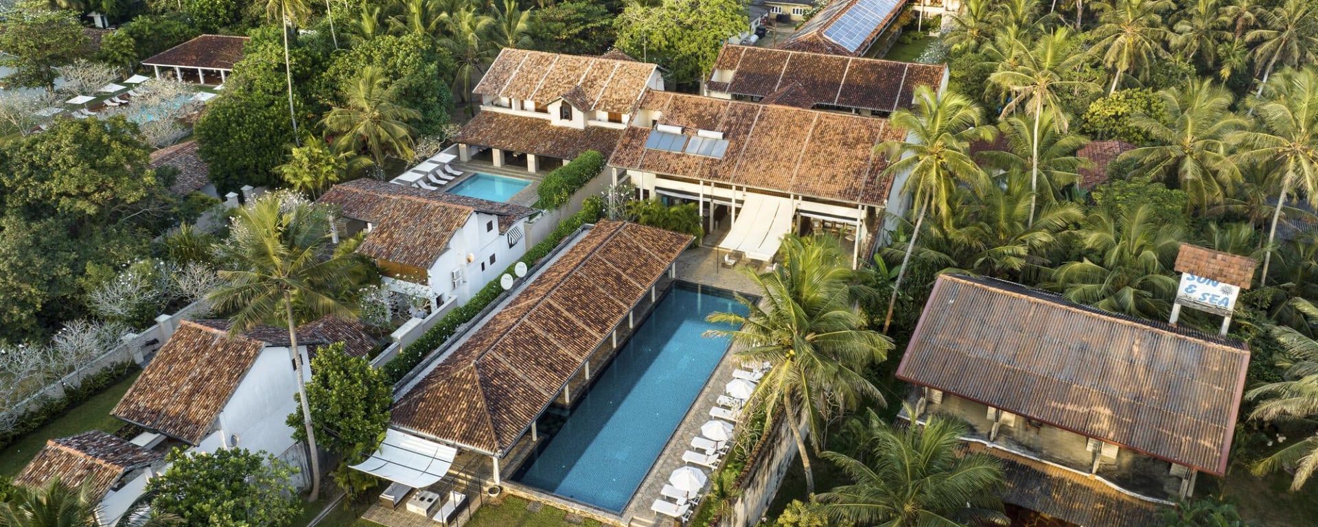 Taru Villas - The Long House in Bentota:  hotel from up