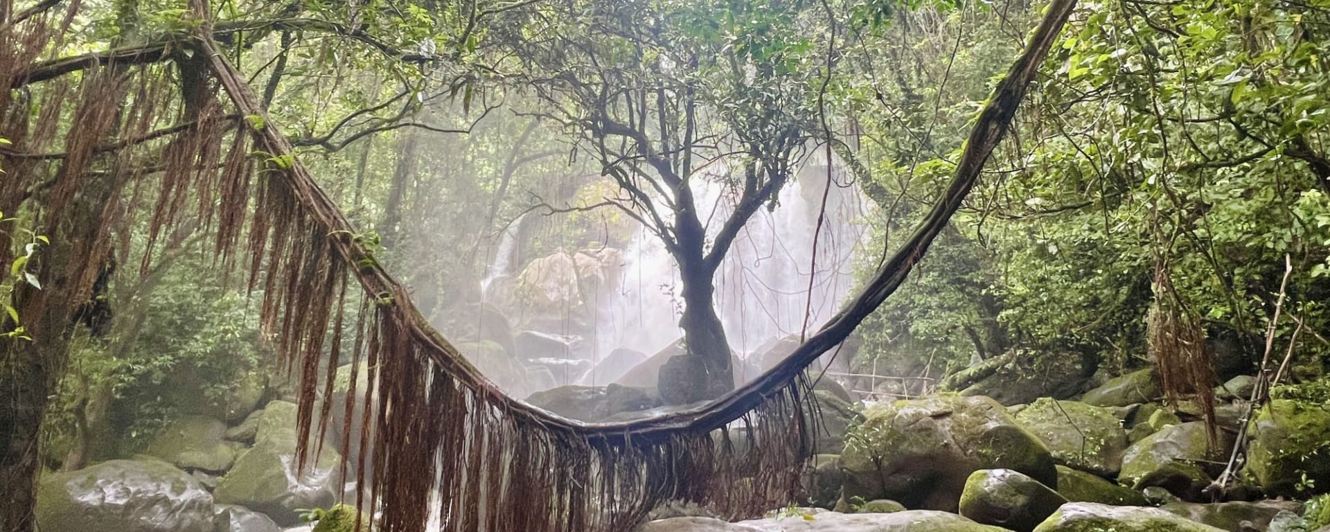 Sarawak – la nature dans toute sa splendeur de Kuching: location: Trekking to the Waterfall near Kampong Nyegol 