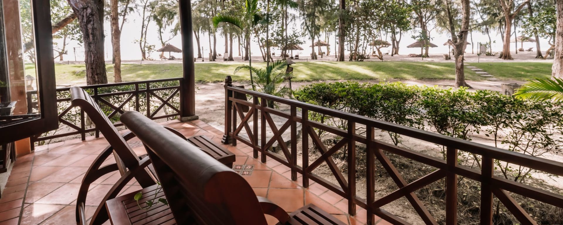 Ho Tram Beach Resort & Spa à Vung Tau:  Premier Ocean Bungalow | balcony