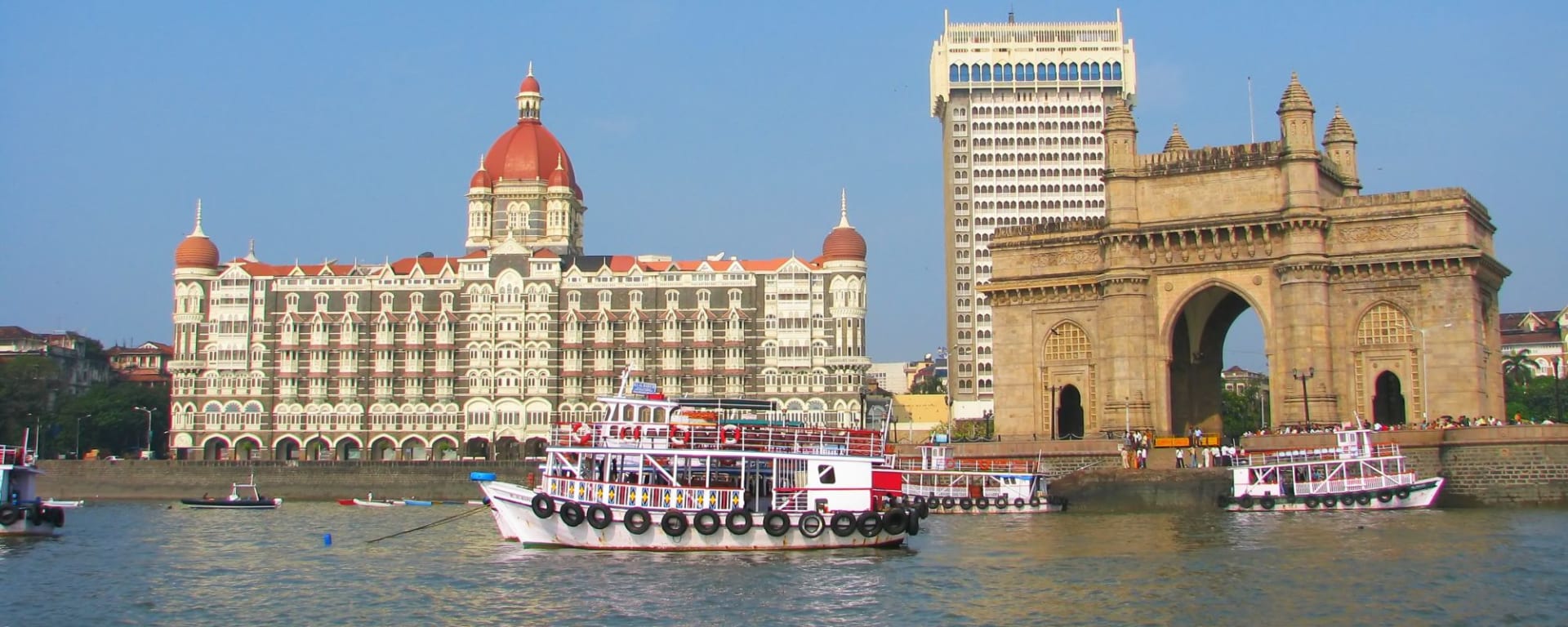 Les emblèmes de Mumbai: Gateway of India & The Taj Mahal Palace