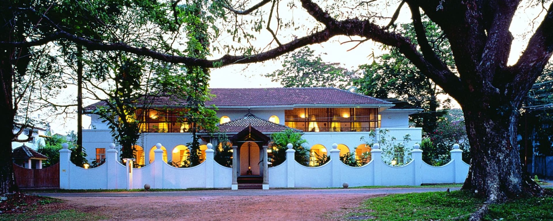 The Malabar House in Kochi: the malabar house at night