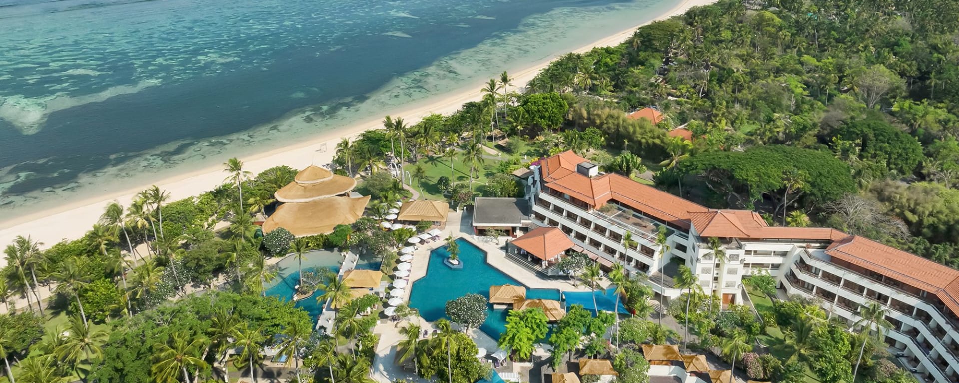 Nusa Dua Beach Hotel & Spa-Handwritten Collection in Südbali:  Aerial View