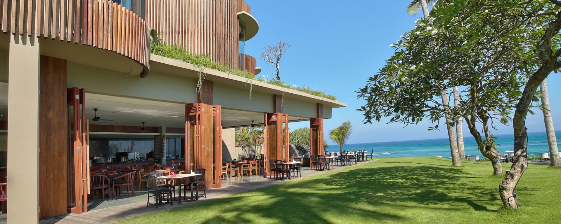 Candi Beach Resort & Spa in Ostbali: Biru Restaurant