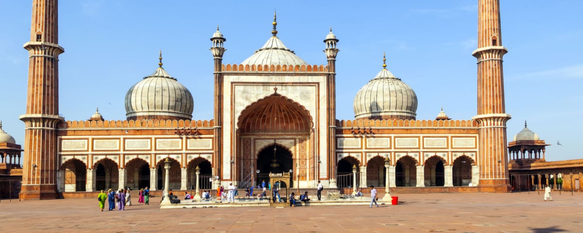 Zu Fuss durch Alt-Delhi: Jama Masjid Delhi