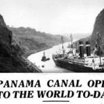 Opening Panama Canal 