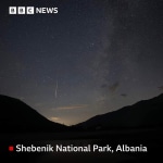 Meteor Shower, in Librazhd, Albania