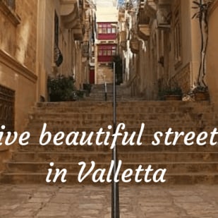 Five beautiful streets in Valletta