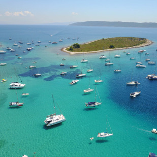 Check out the Blue Lagoon in Croatia