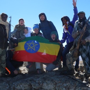 Summiting Ras Dashen Mountain the tallest in Ethiopia (4543m) and 4th in Africa