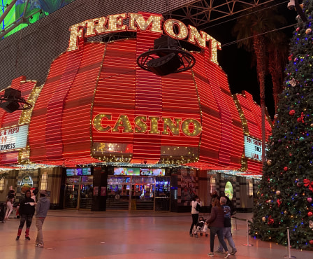 Christmas Tree Lighting  Fremont Street Experience