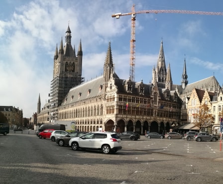 Ypres Market Square in Ypres