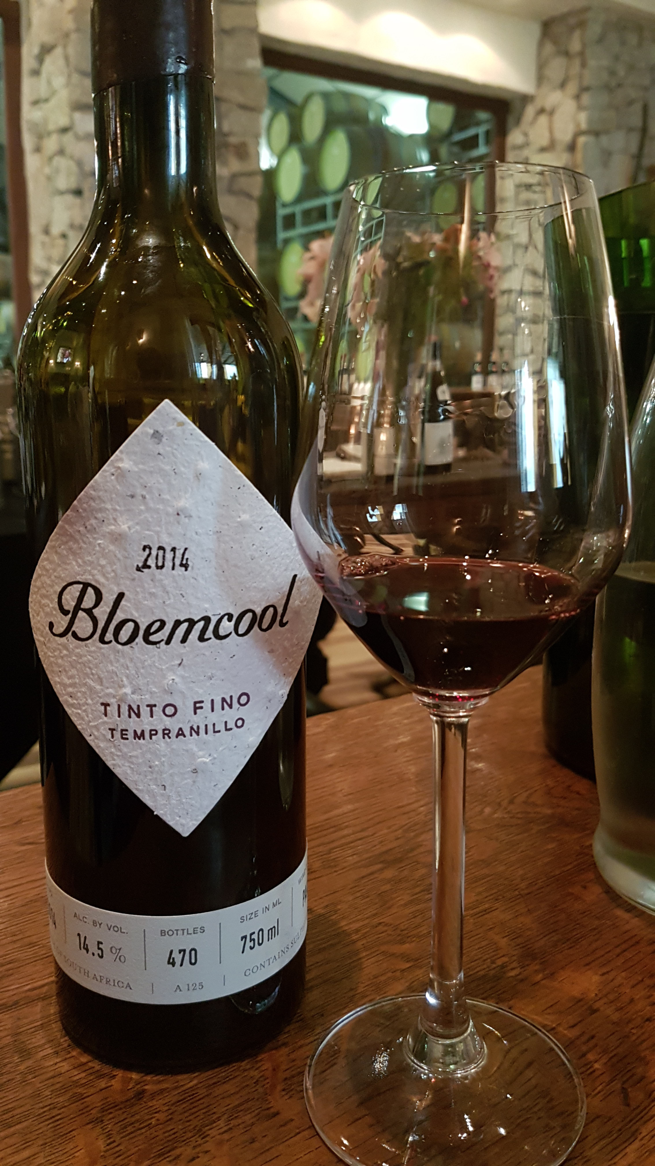 Tasting of the 2014 Bloemcool “Tinto Fino”