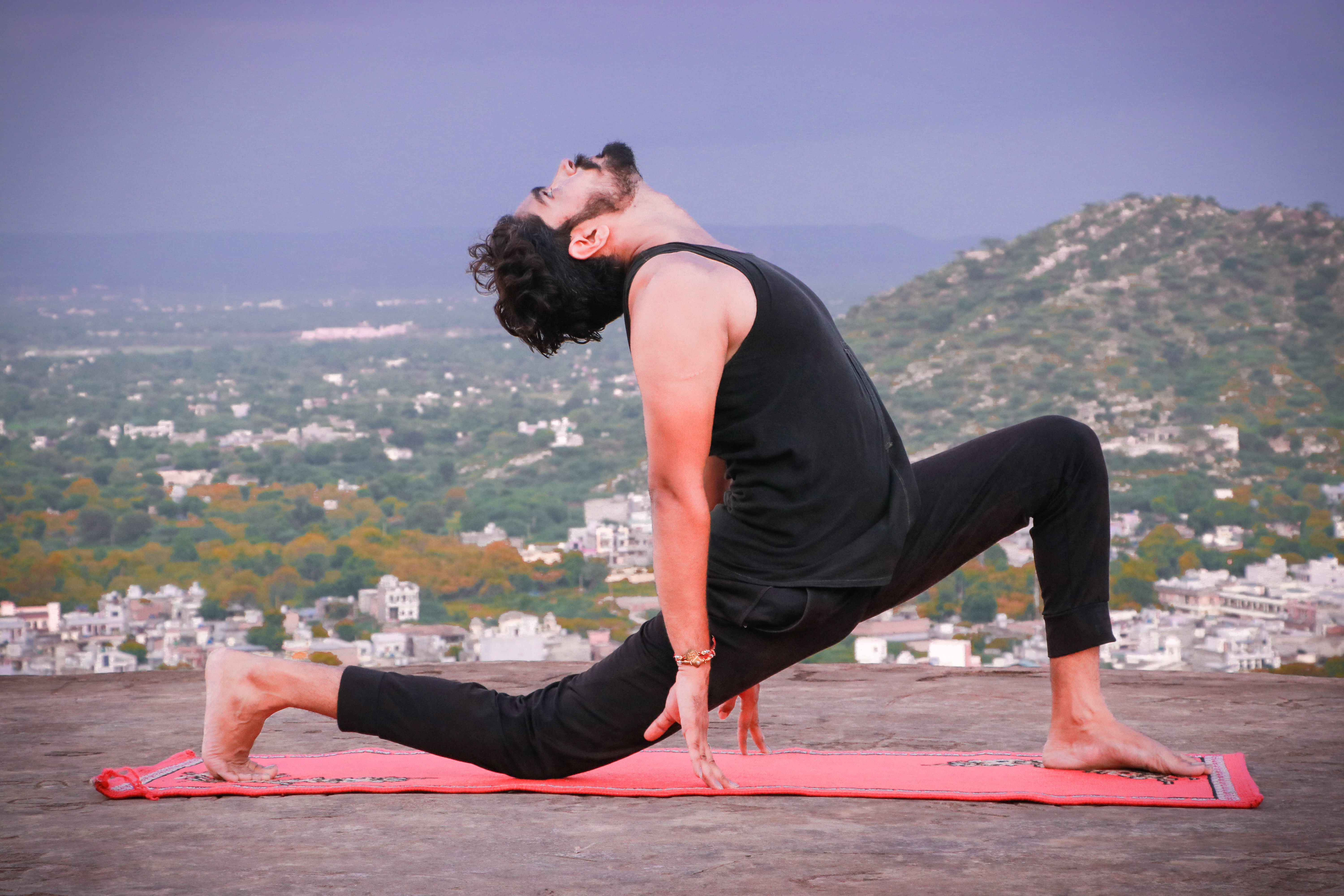 Hatha Yoga Beginner level with an expert live online tour from Jaipur